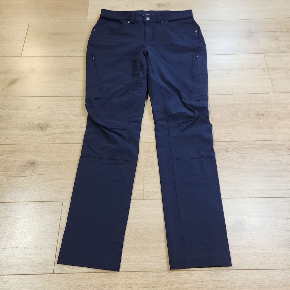 Duluth Trading Flexpedition Pants Womens 8 Slim Blue Nylon Stretch Hike Outdoor